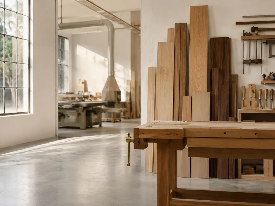 The carpentry workshop